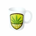 Kubek porcelanowy z konopią RELAX o pojemności 330ml