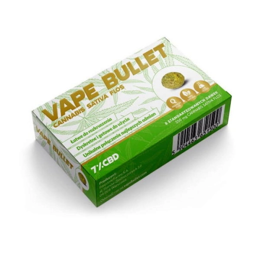 Vape Bullet zielony cannabis sativa flos