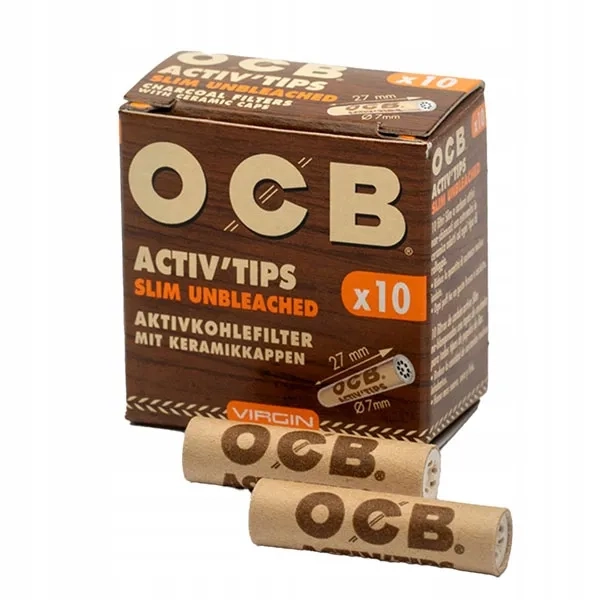 Filtry niebielone OCB - 10 sztuk