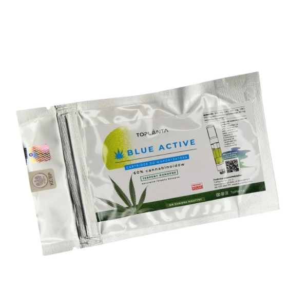 Kartridż CBG Blue Active z gwintem 510 - Toplanta