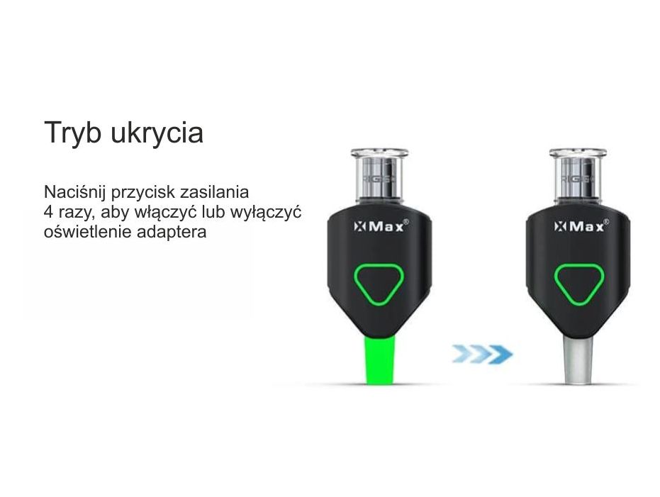 Tryb ukrycia w X-Max Riggo